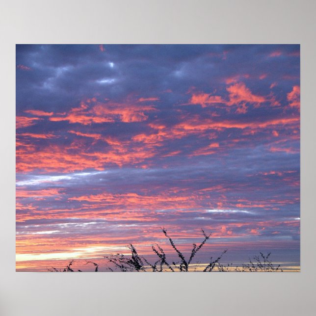 Gorgeous Sunset Sky Poster (Vorne)