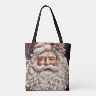 Gorgeous Vintage Santa Tasche
