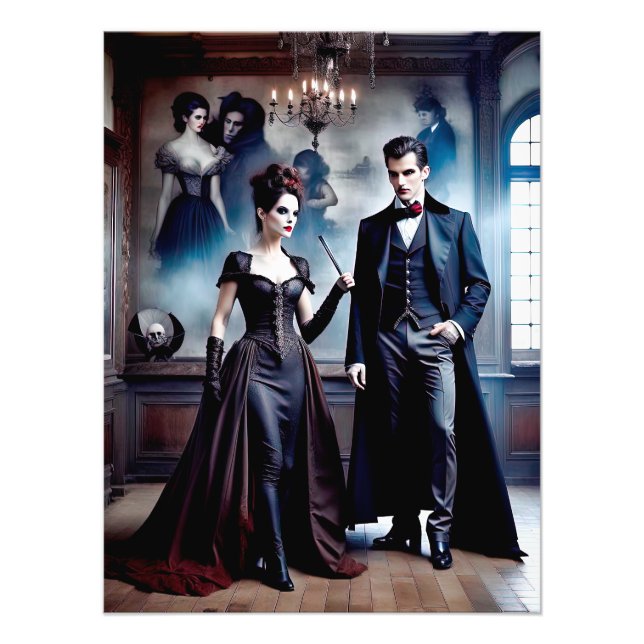 Gorgeus Victorian Vampires Fotodruck (Vorne)