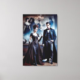 Gorgeus Victorian Vampires Leinwanddruck