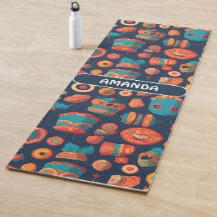 Gorgon Retro Personalisiertes Muster Yogamatte