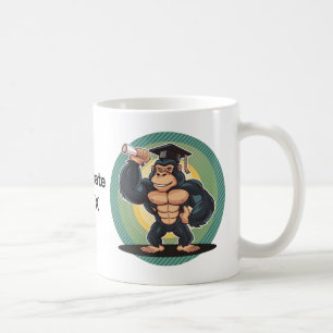 Gorilla Abschluss Personalisiert Kaffeetasse