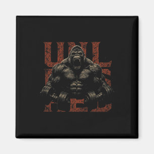 Gorilla-Affe-Gym-Kleidung Bodybuilding-Training Mo Magnet