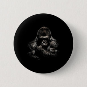 Gorilla-Affen-Gym-Bekleidung Bodybuilding Workout Button