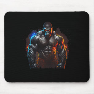 Gorilla-Affen-Gym-Kleidung Bodybuilding Workout Mo Mousepad