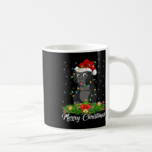 Gorilla Animal Lover Matching Weihnachtsmannmütze Kaffeetasse