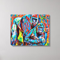 Gorilla Ape Abstrakte Tiere Kunst und Kultur