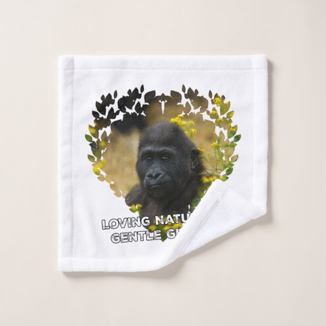 Gorilla Baby - Die sanften Giganten der Natur lieb Waschlappen (Waschlappen)