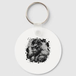 Gorilla-Beast-Muskel-Workout Bodybuilding Boxen Schlüsselanhänger