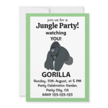 Gorilla beobachtet euch den Funny Gorilla