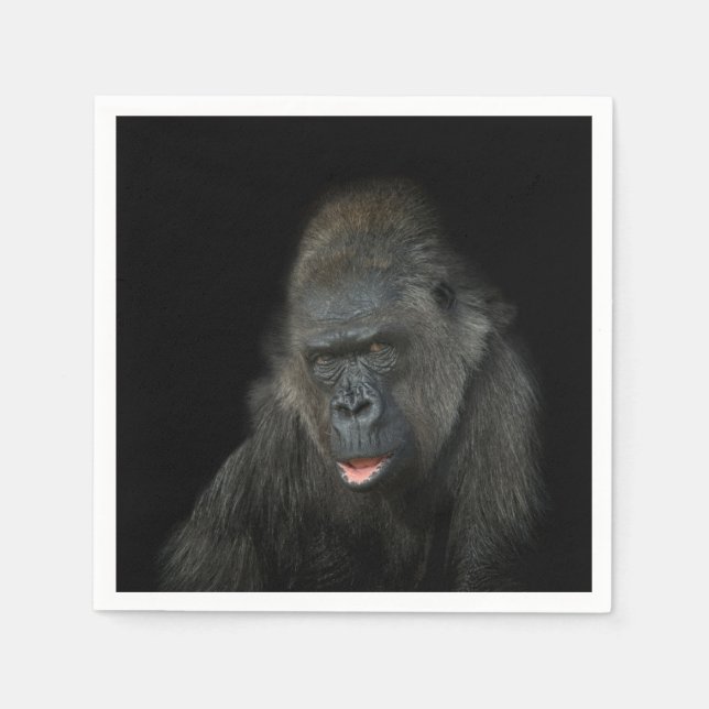 Gorilla Biddy Classic Serviette (Vorderseite)
