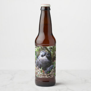 Gorilla Bierflaschenetikett