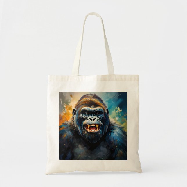 Gorilla Big Smile Tragetasche (Vorne)