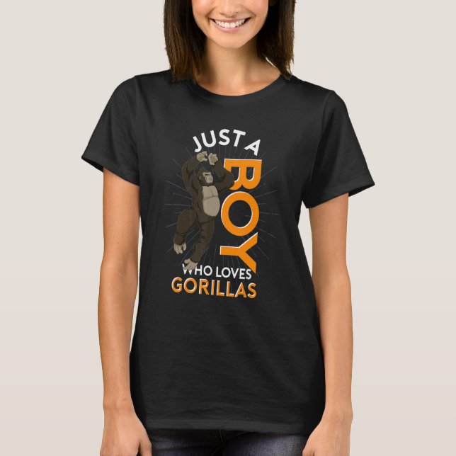 Gorilla Boys Ape Monkey T-Shirt (Vorderseite)