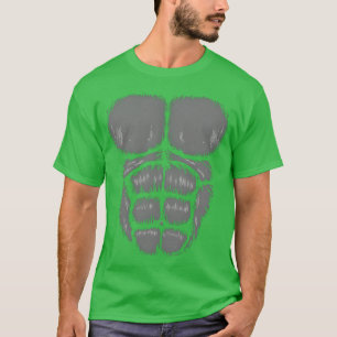 Gorilla-Brust-Cosplay-Halloween-Kostüm T-Shirt