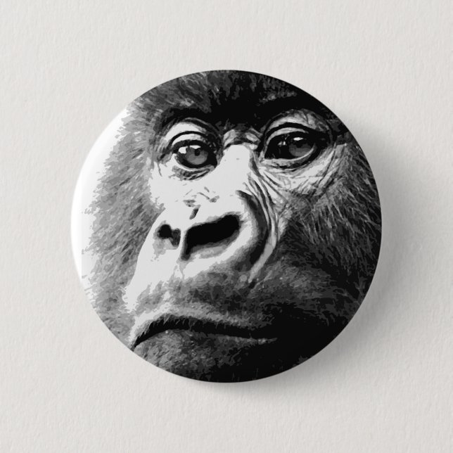 Gorilla Button (Vorderseite)