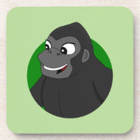 Gorilla Cartoon Drink Untersetzer