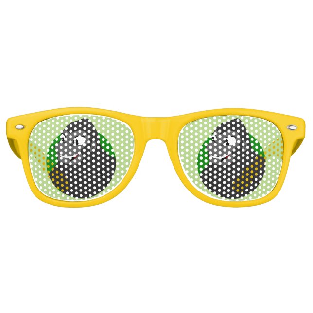 Gorilla Cartoon Kids Sonnenbrille (Vorderseite)