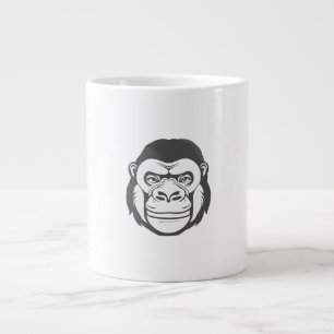 Gorilla Cartoon Zeichnend Jumbo-Tasse