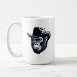 Gorilla Cowboy Kaffeetasse