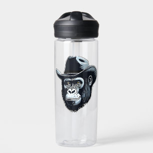 Gorilla Cowboy Trinkflasche