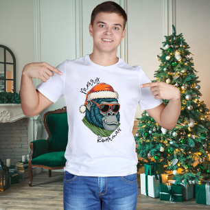 Gorilla de Noël   Merry Roarmas X-Mas T-Shirt