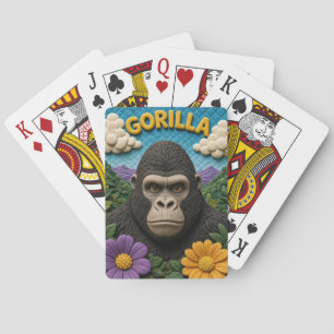 Gorilla Dschungelhang Modern KlayKoo Spielkarten