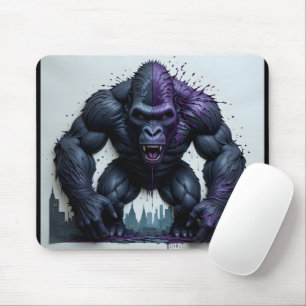Gorilla Duality Portrait Mousepad