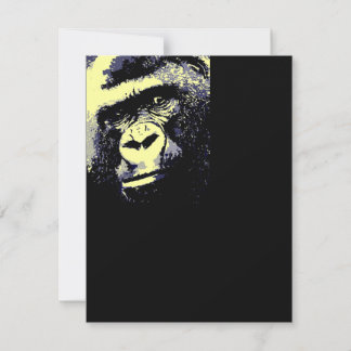Gorilla Einladung - Funny Gorillas Einladungen