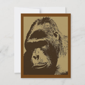 Gorilla Einladung - Pop