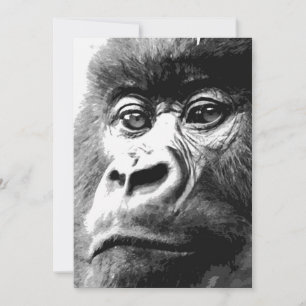 Gorilla-Einladungen Einladung