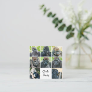 Gorilla Family Begleitkarte