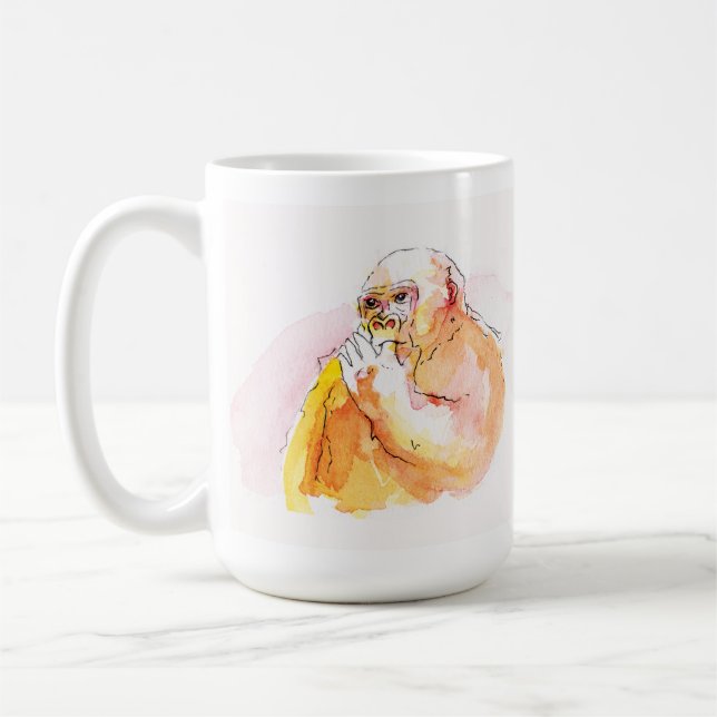 Gorilla Family Mug (ゴリラ家族のマグカップ）Gorilla Life (Gauche)