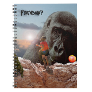 Gorilla findet einen Freund, Notizblock