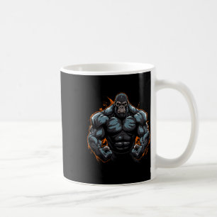 Gorilla Flexing Kaffeetasse