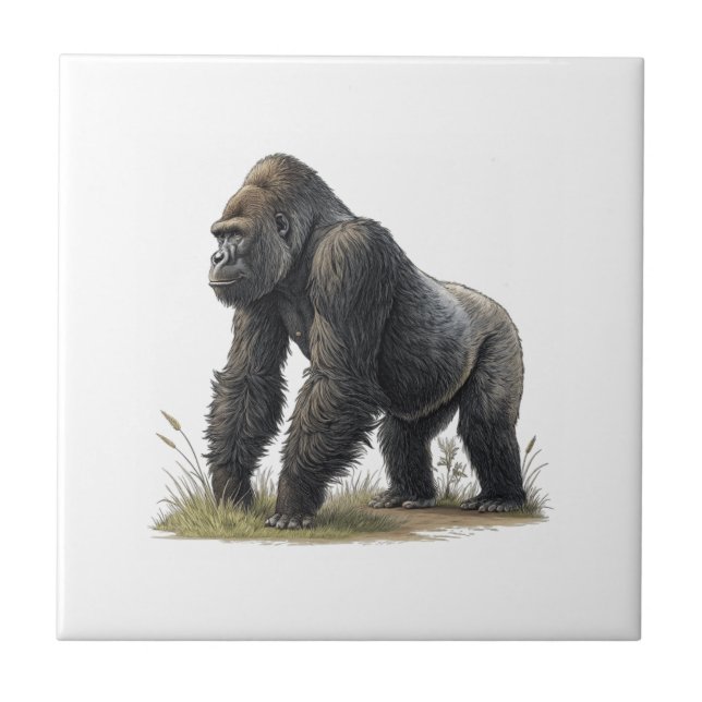 Gorilla Fliese (Vorderseite)