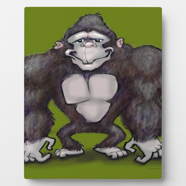 Gorilla Fotoplatte (Vorderseite)