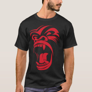 Gorilla-Gesicht für Männer Frauen Kinder T-Shirt