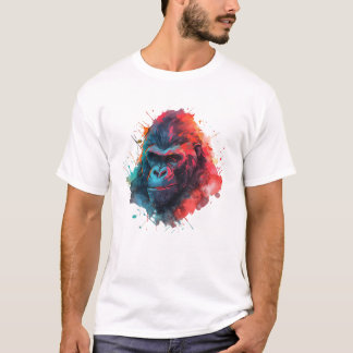 Gorilla-Gesicht T-Shirt