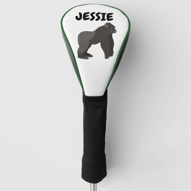 GORILLA GOLF HEAD COVER FUNNY PERSONALISIERT HEADCOVER (Vorderseite)