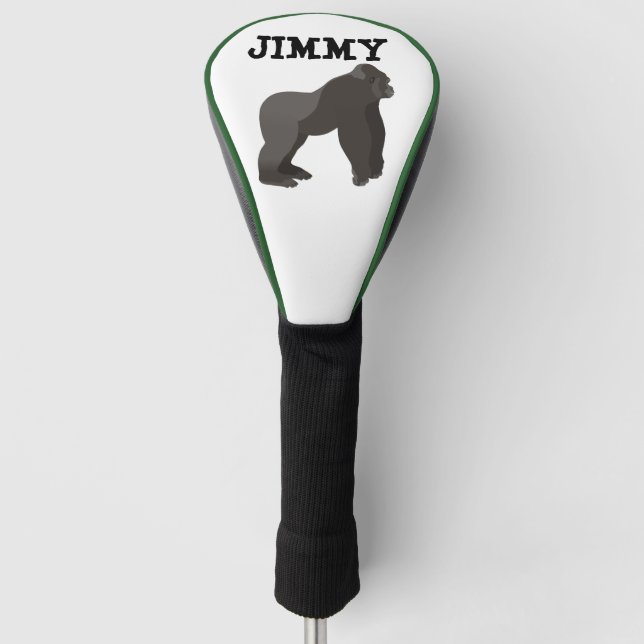 GORILLA GOLF TREIBER DECKEN PERSONALISIERTE FUNNE  GOLF HEADCOVER (Vorderseite)