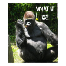 GORILLA GREETING Poster