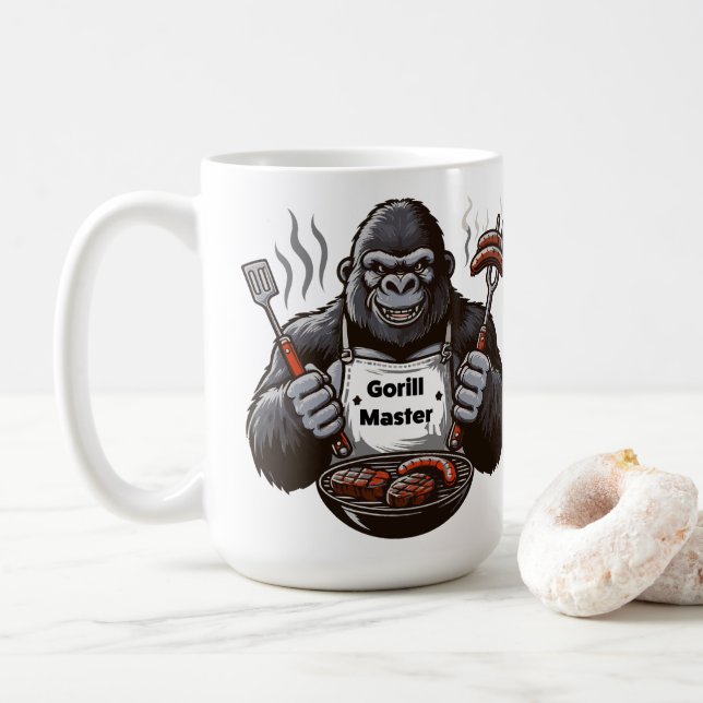 Gorilla Grill Master Kaffeetasse (Mit Donut)
