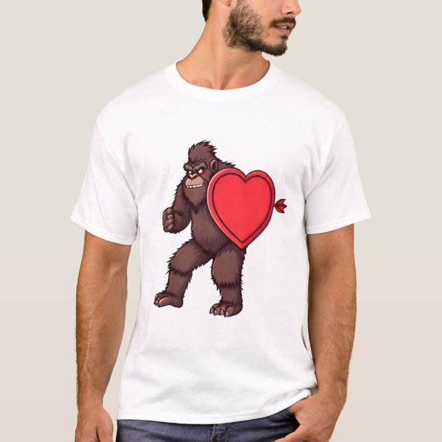 Gorilla Guardian of the Pierced Heart T-Shirt (Vorderseite)