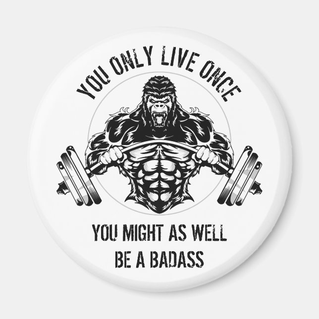 Gorilla Gym Magnet (Vorne)