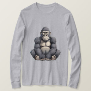 Gorilla im Cartoon-Stil T-Shirt