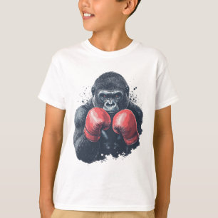 Gorilla in Boxhandschuhen - Boxtraining T-Shirt