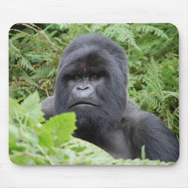 Gorilla in Ruanda Mousepad (Vorne)