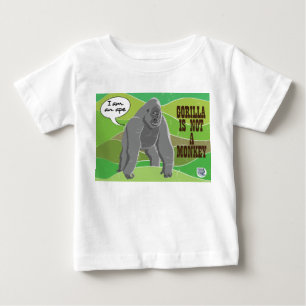 Gorilla ist kein Affe Baby T-shirt
