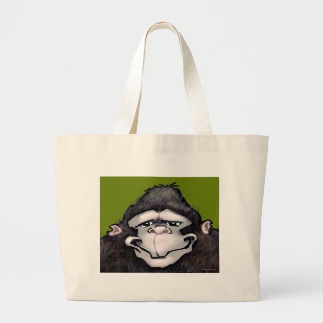 Gorilla Jumbo Stoffbeutel (Vorne)